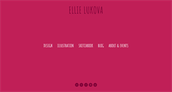 Desktop Screenshot of ellielukova.com